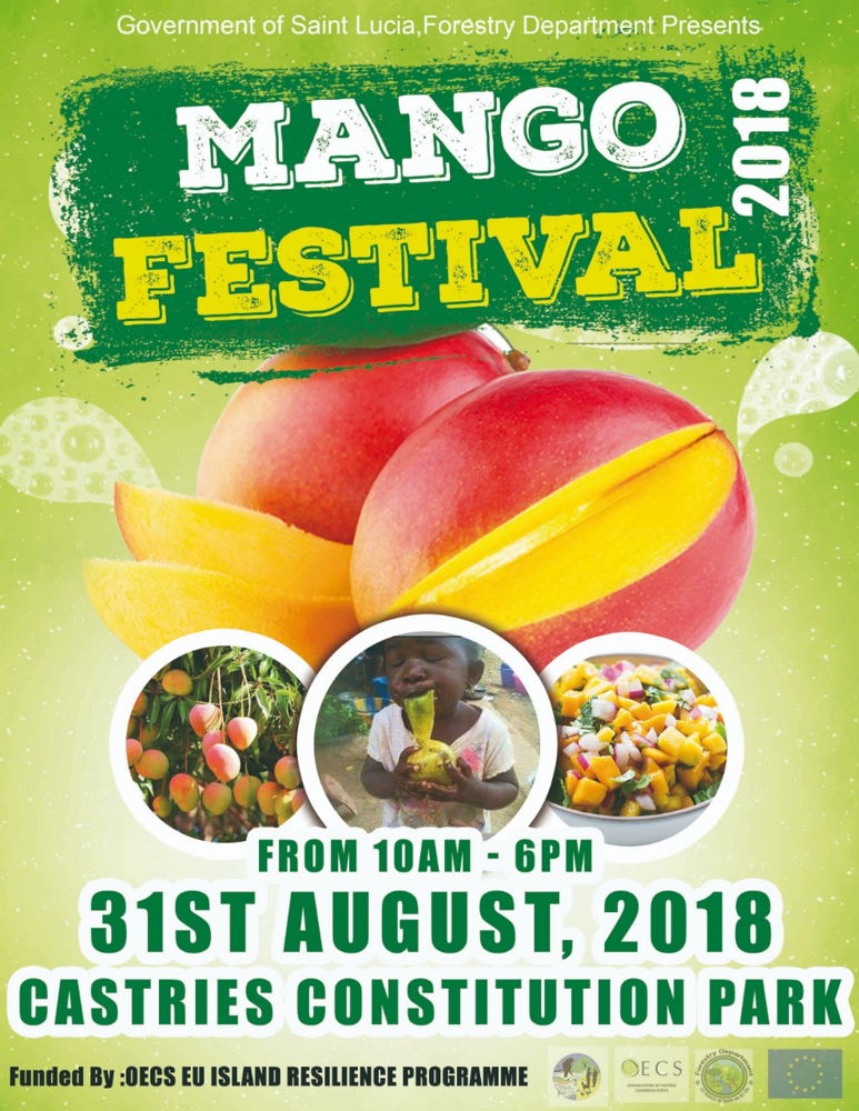 Poster of the Saint Lucia Mango Festival 
