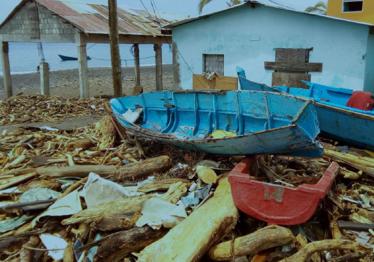 Fisheries sector in Dominica devastated by Hurricane Maria.