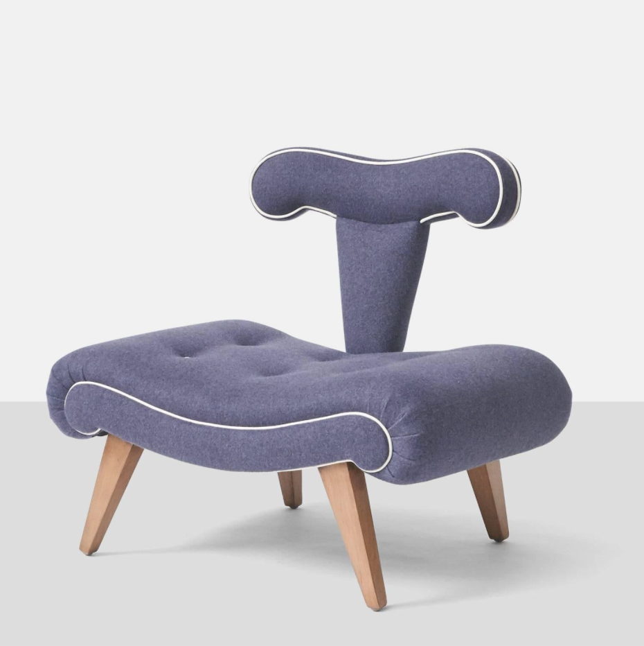 Grosfeld House Slipper Chair, starting auction bid £2,631, www.1stdibs.com