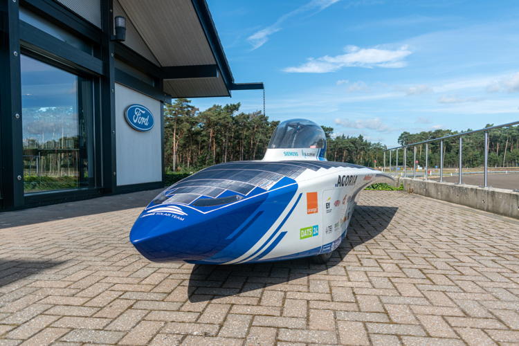De BluePoint Atlas, de negende Belgische zonnewagen.