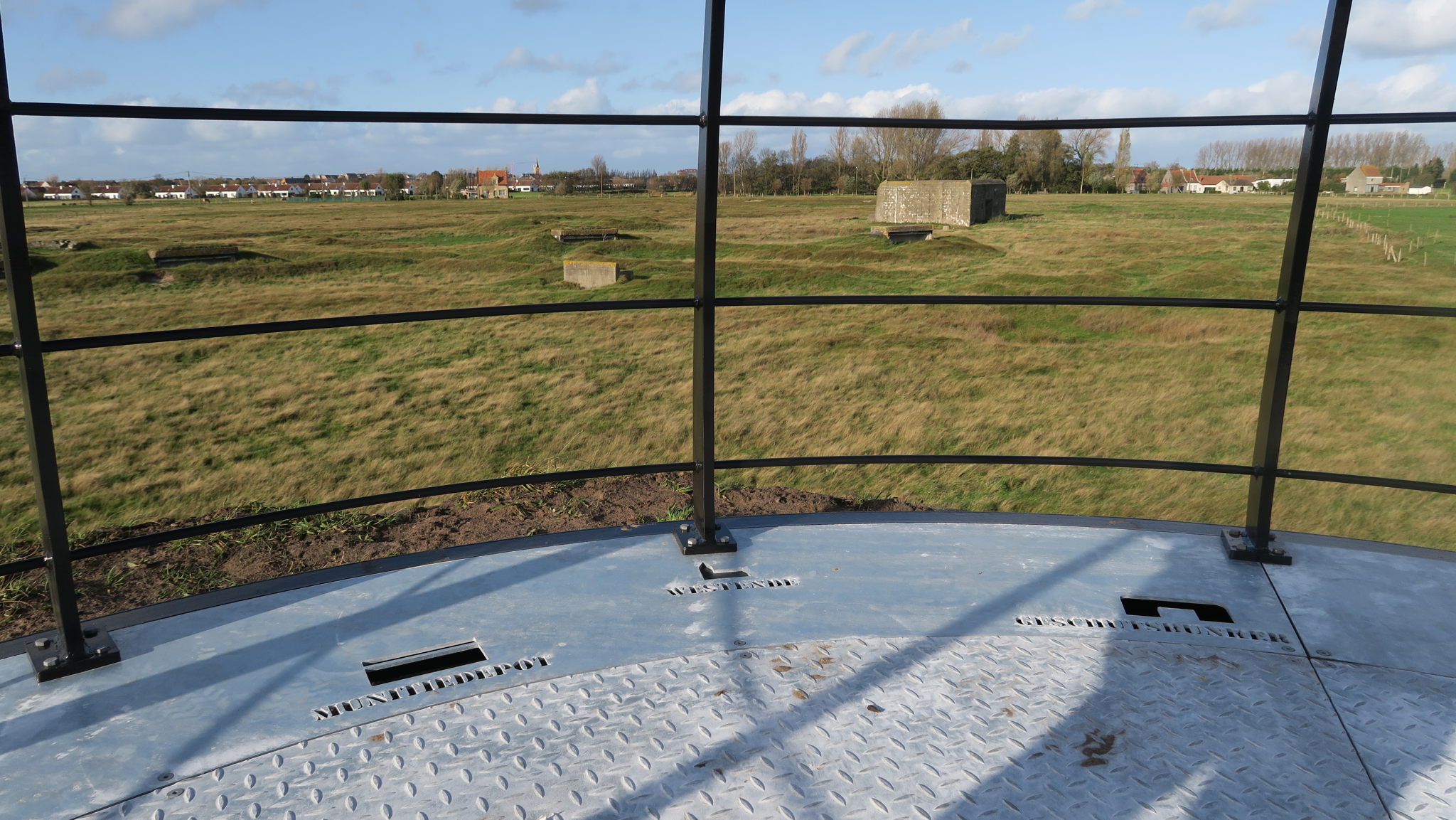 Detail van het platform