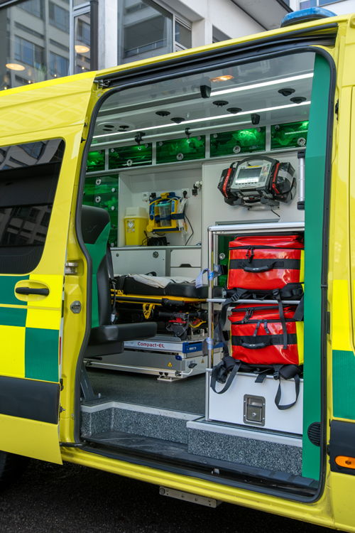 Een PIT heeft meer uitrusting dan een ambulance. (Foto: ZNA)