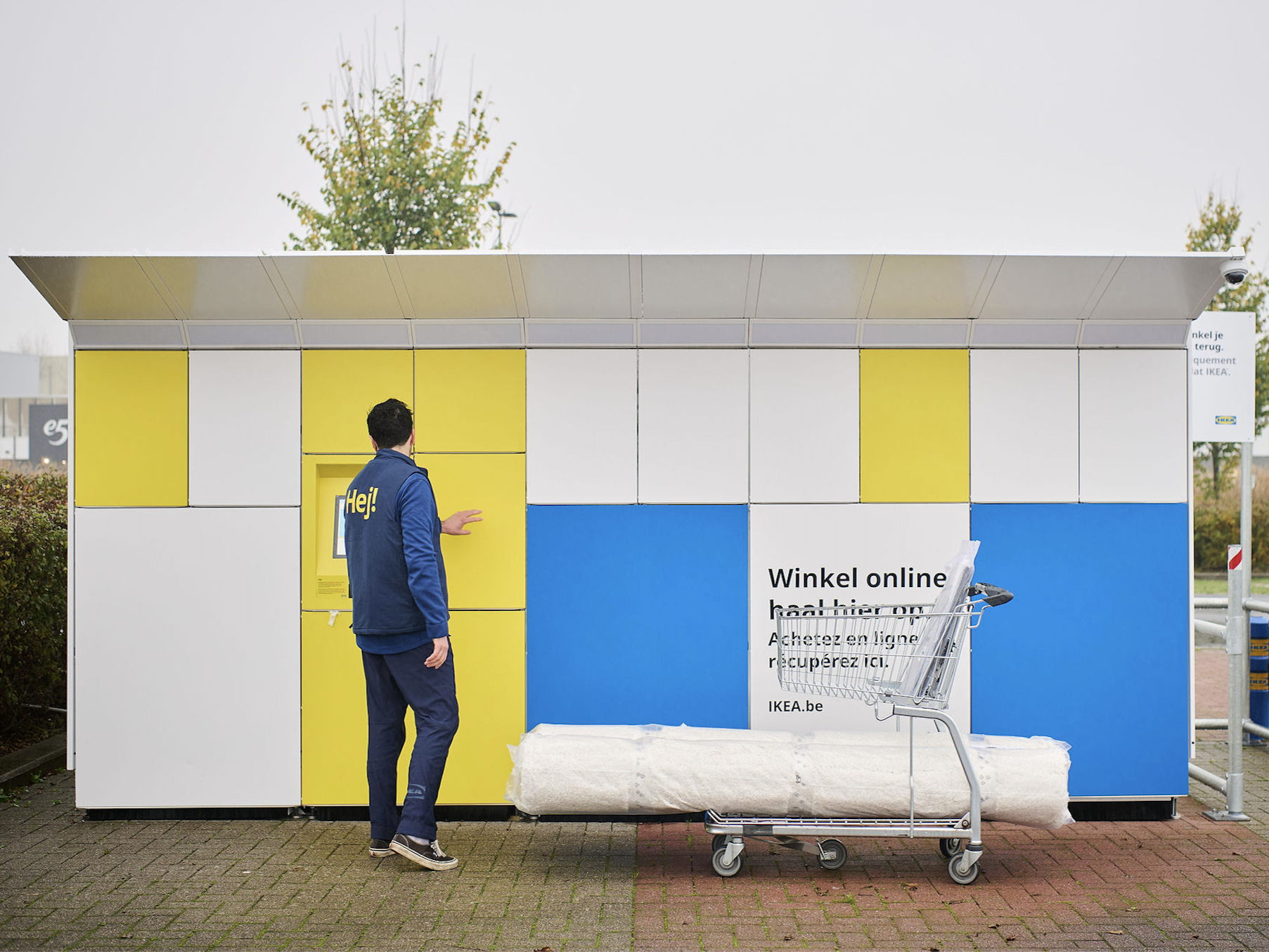 Grande première en Wallonie : IKEA installe ses casiers à Namur 