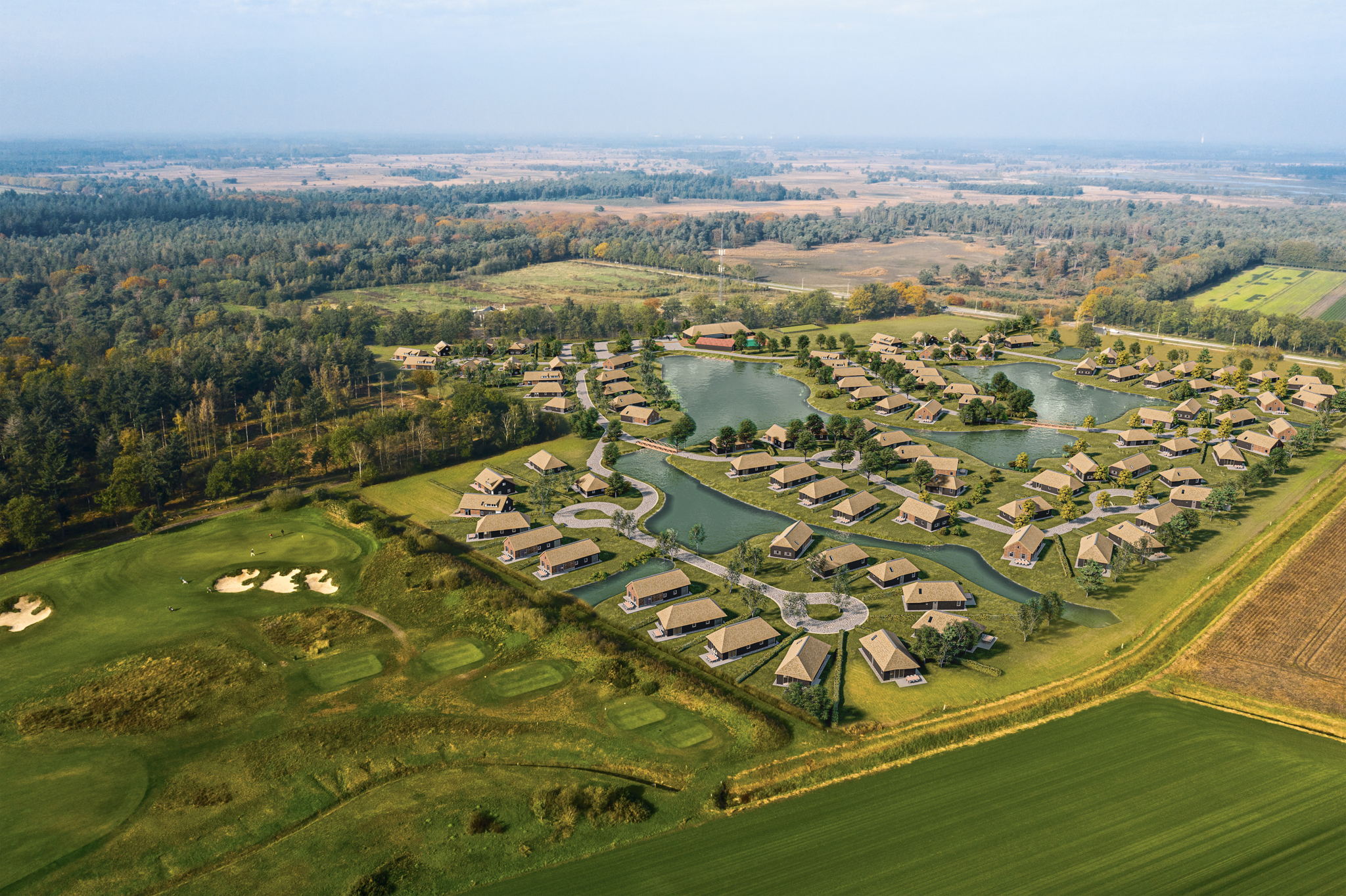 Roompot - Someren - aerial view