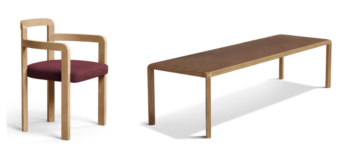 Campa chair and table by Vincent Van Duysen for Zanotta Campa chair and table by Vincent Van Duysen for Zanotta