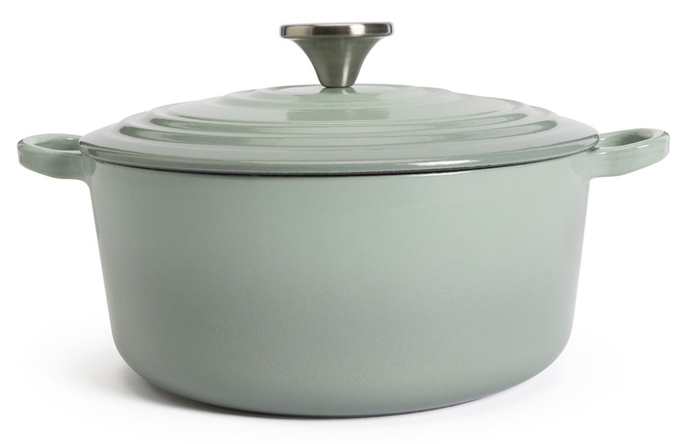 Habitat Herbalist 3.3L Sage Cast Iron Casserole, £35