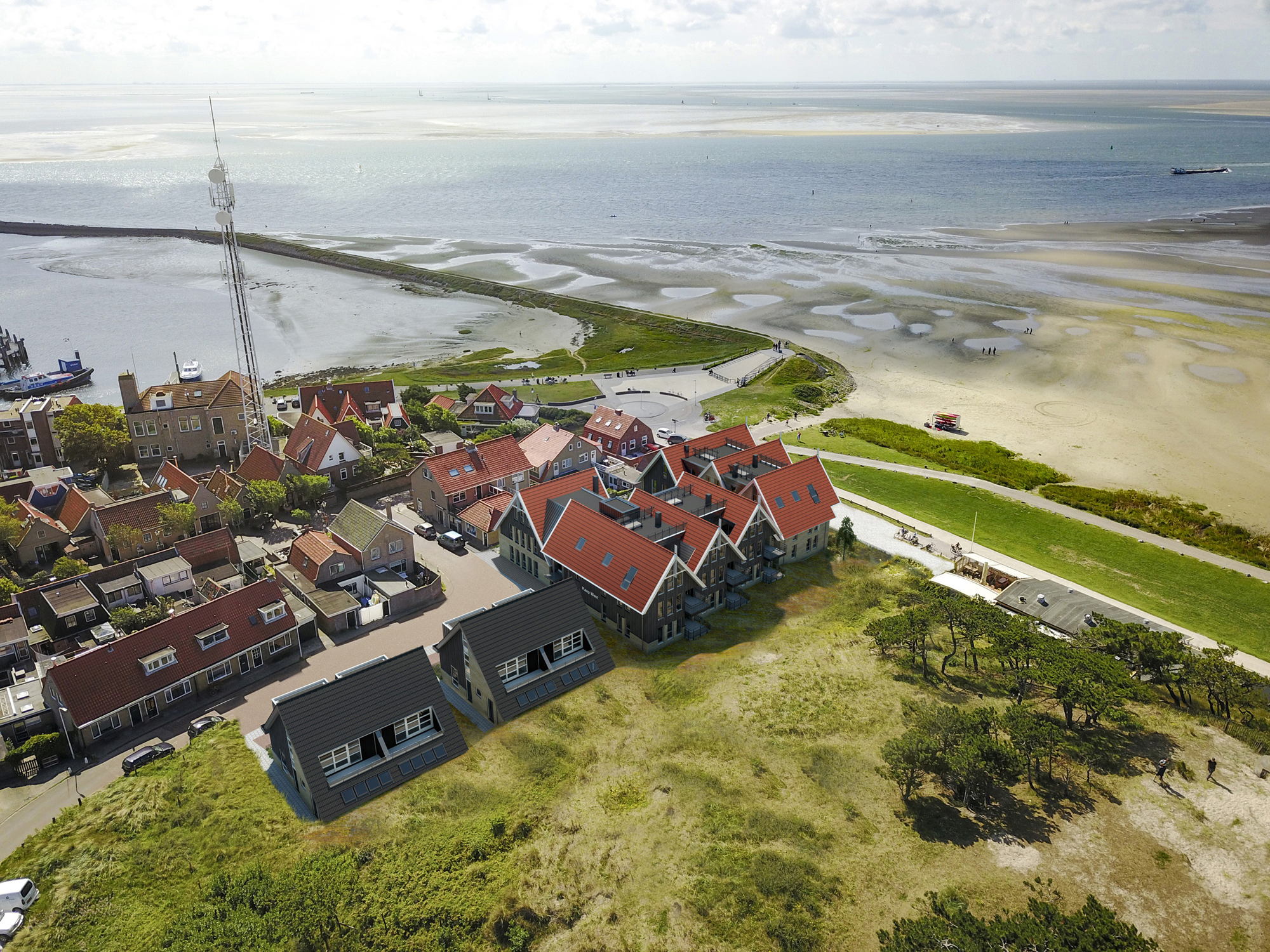 Landal Kaap West in vogelvlucht