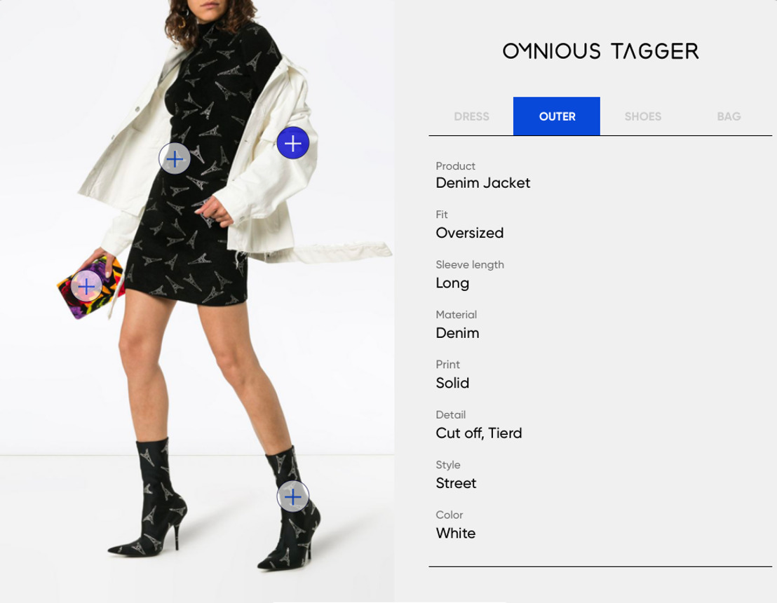 Experience the wonders that happen when AI tags fashion images