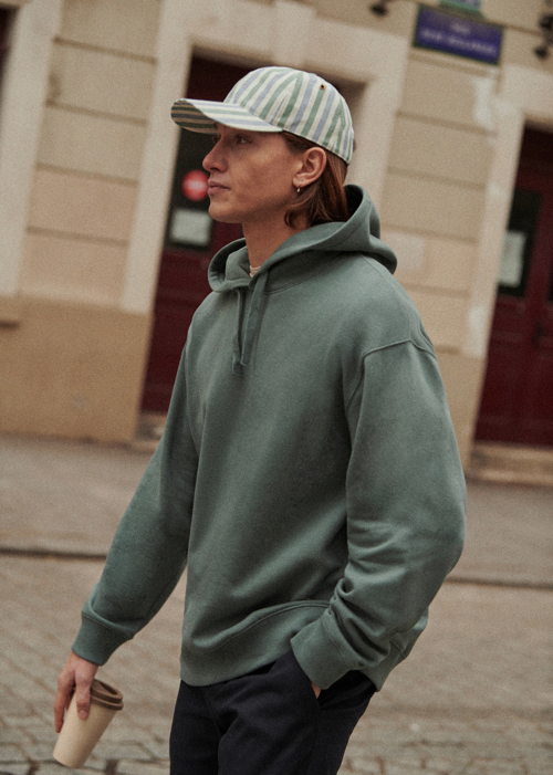 Octobre Editions - Sweatshirt Thompson Bleu Acier