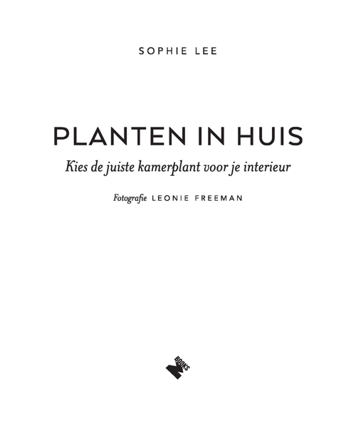Planten in huis - Sophie Lee
