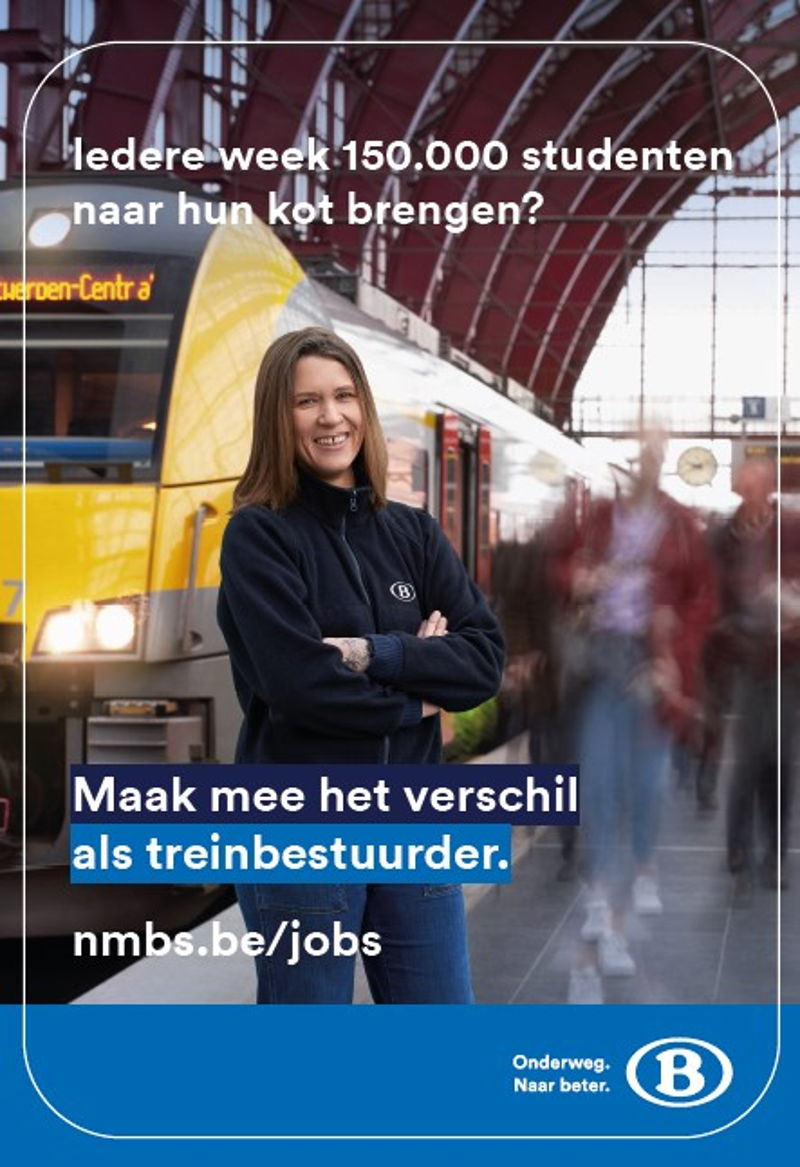 NMBS in 2024 op zoek naar 1.300 nieuwe medewerkers