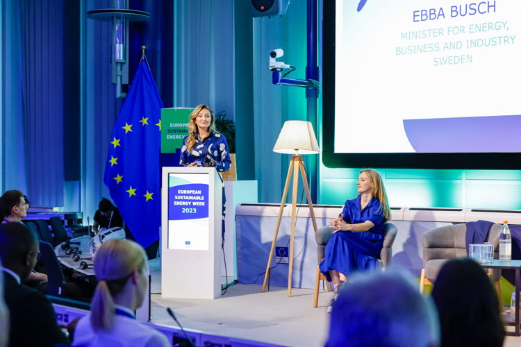 Sweden's Minister for Energy, Business and Industry Ebba Busch