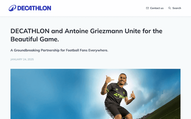 Decathlon announce a groundbreaking partnership for football fans