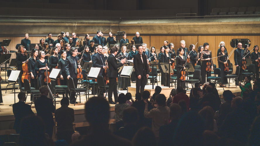Kevin Lau on stage (Photos by Allan Cabral/Courtesy of the Toronto Symphony Orchestra)