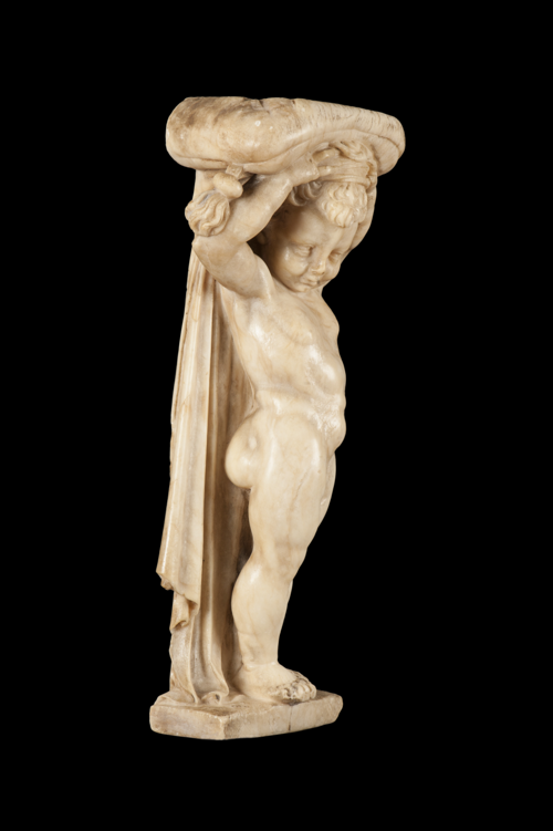 Side view of the newly acquired putto
© Lopez de Aragon SL.