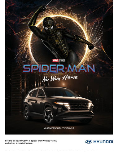 Hyundai IONIQ 5/ TUCSON @ Hollywood in “Spider-Man”