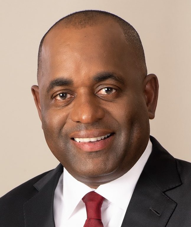 Dr. the Hon. Roosevelt Skerrit, Chairman of the OECS Authority and Prime Minister of the Commonwealth of Dominica.