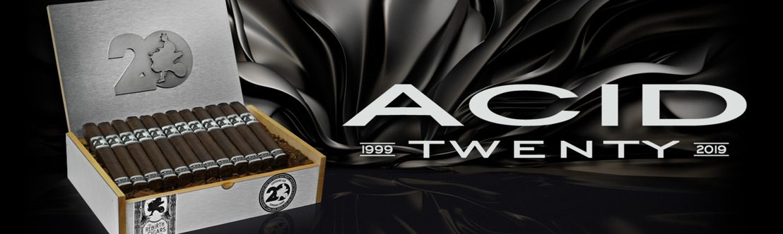 Celebrate the 20th Anniversary of ACID Cigars with ACID 20