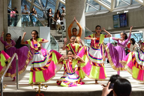 Sanskriti Arts performing at the TSO Open House, Sep 2023 (Photo by Steve Blackburn/Toronto Symphony Orchestra)