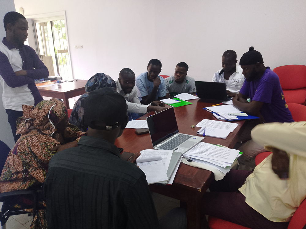 Working group session. Photos. ICRISAT