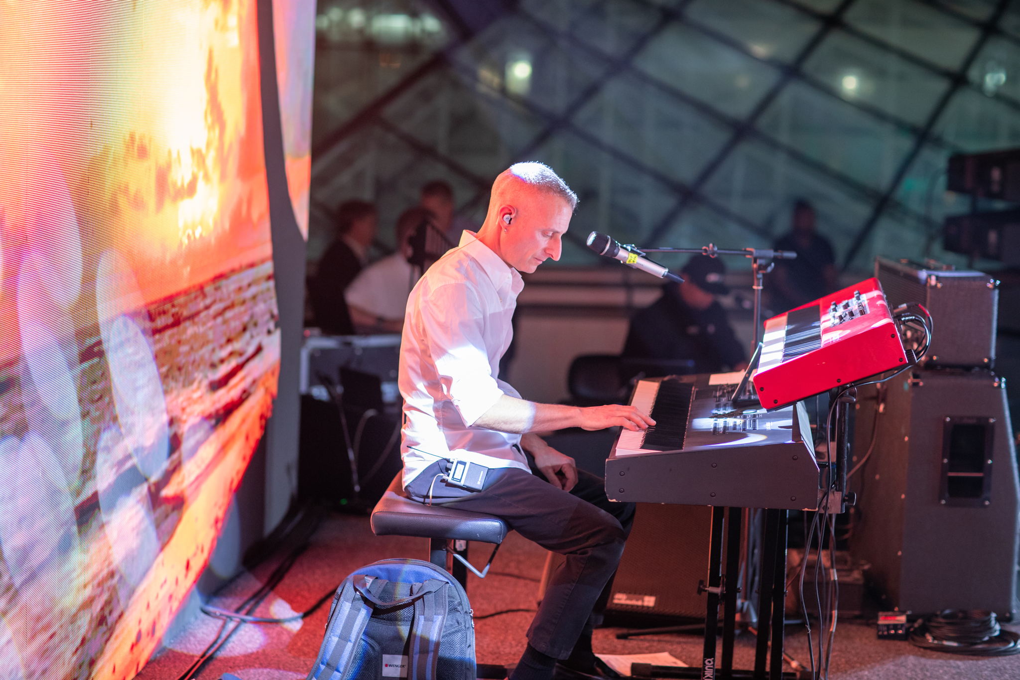 The WMAS development prototype was employed as an IEM system, with Digital 9000 mics being used for vocals (Image courtesy of 3DB) The WMAS development prototype was employed as an IEM system, with Digital 9000 mics being used for vocals (Image courtesy of 3DB)