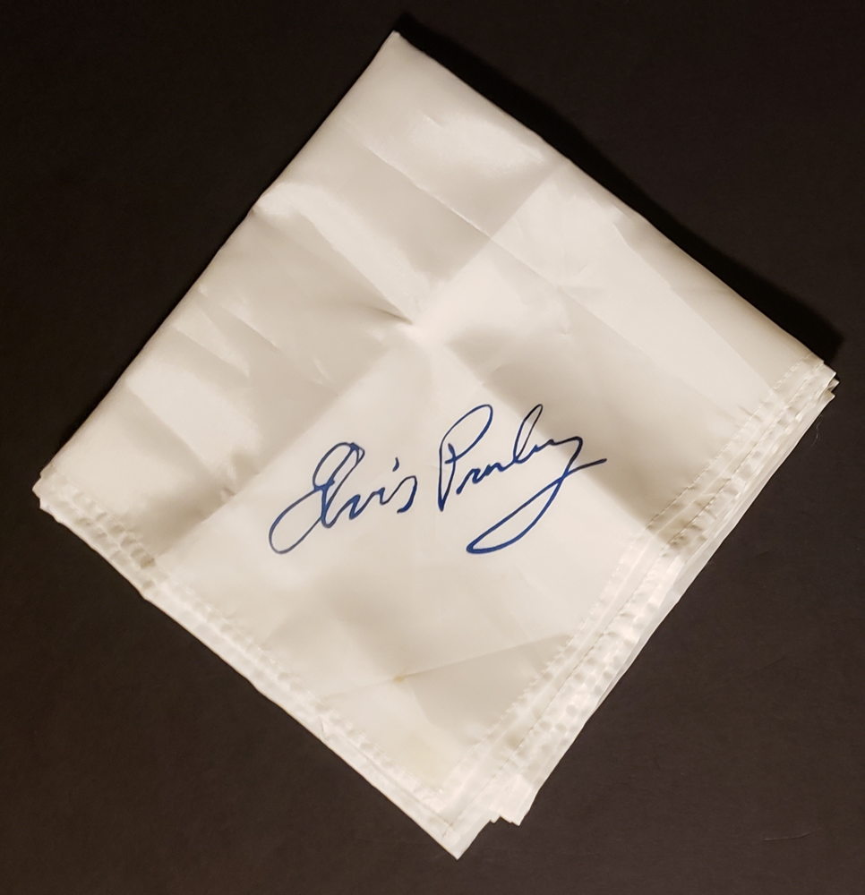 Elvis Presley Last Concert Stage Worn Scarf