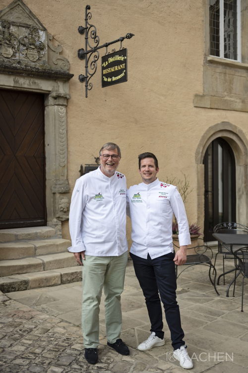 Frank Fol and Chef Michaël Vrijmoed Frank Fol and Chef Michaël Vrijmoed