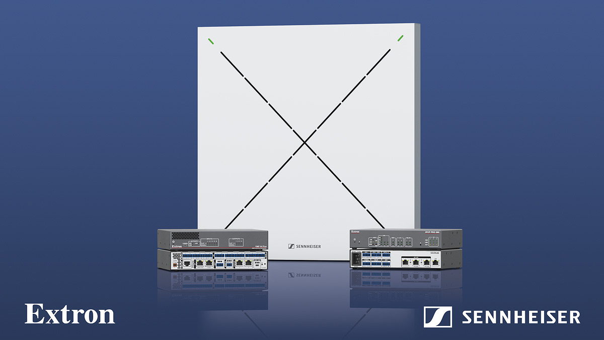 Partners Extron and Sennheiser provide a seamless conferencing experience for both on-site and remote participants