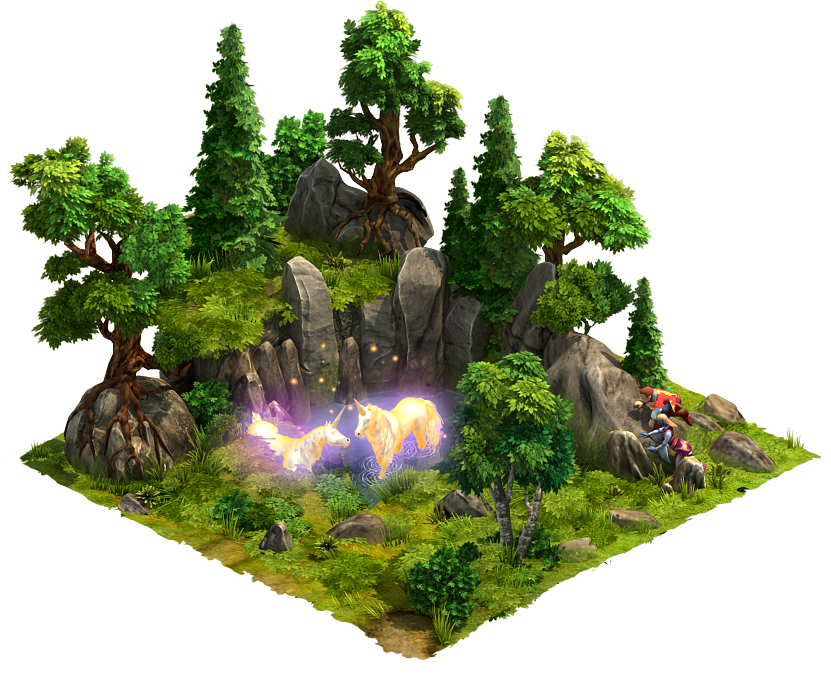 Elvenar Unicorn Glade