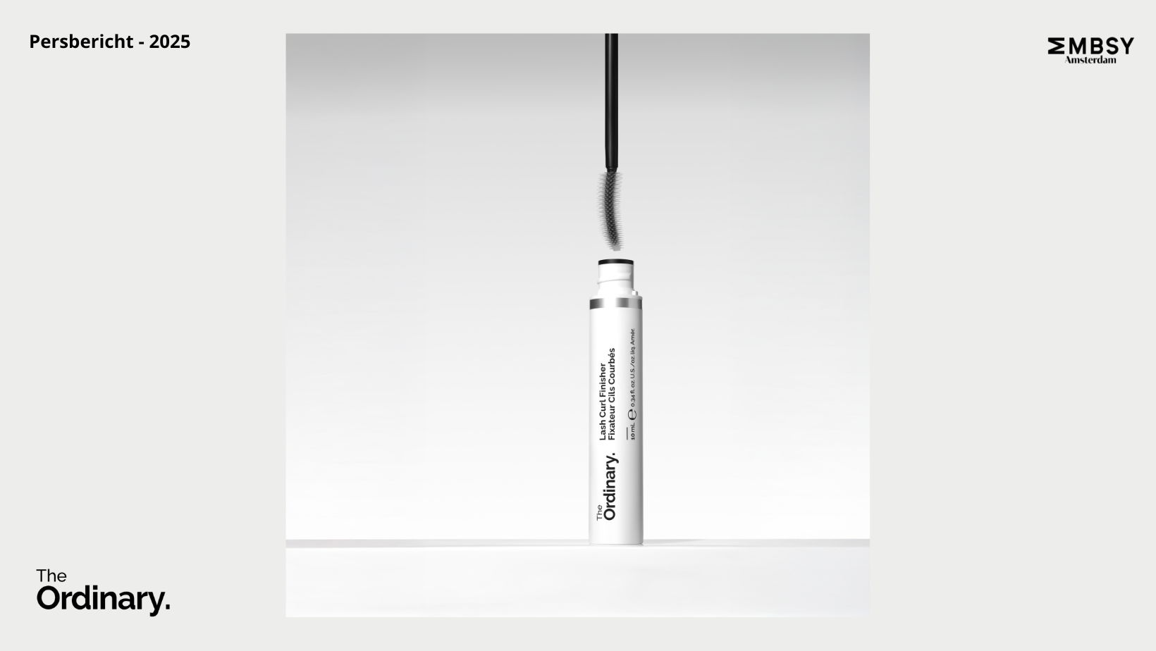 The Ordinary launches a science-first transparent lash formulation that holds lift and curl.