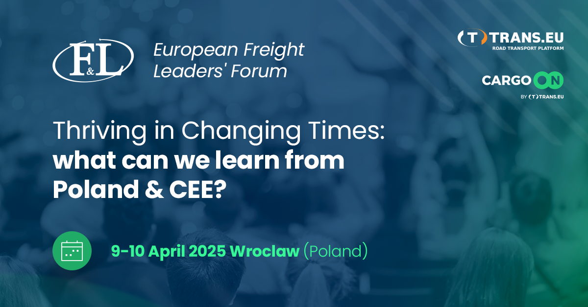 Trans.eu and CargoON partner with The European Freight and Logistics Leaders' Forum 