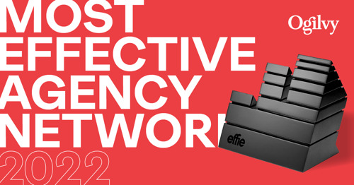 Ogilvy staat bovenaan de Effie Index 2022 en is uitgeroepen tot 'Most Effective Agency Network'