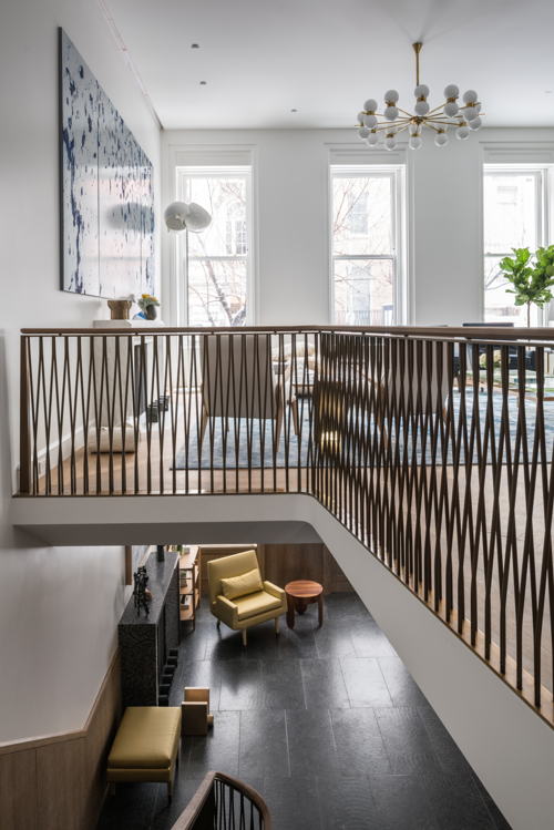 View of second floor. Photo by Alan Tansey.