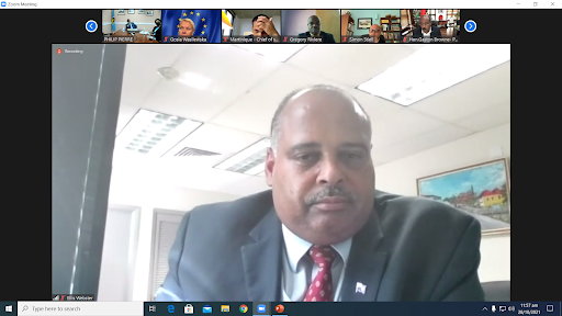 Premier of Anguilla, the Hon. Dr. Ellis Webster