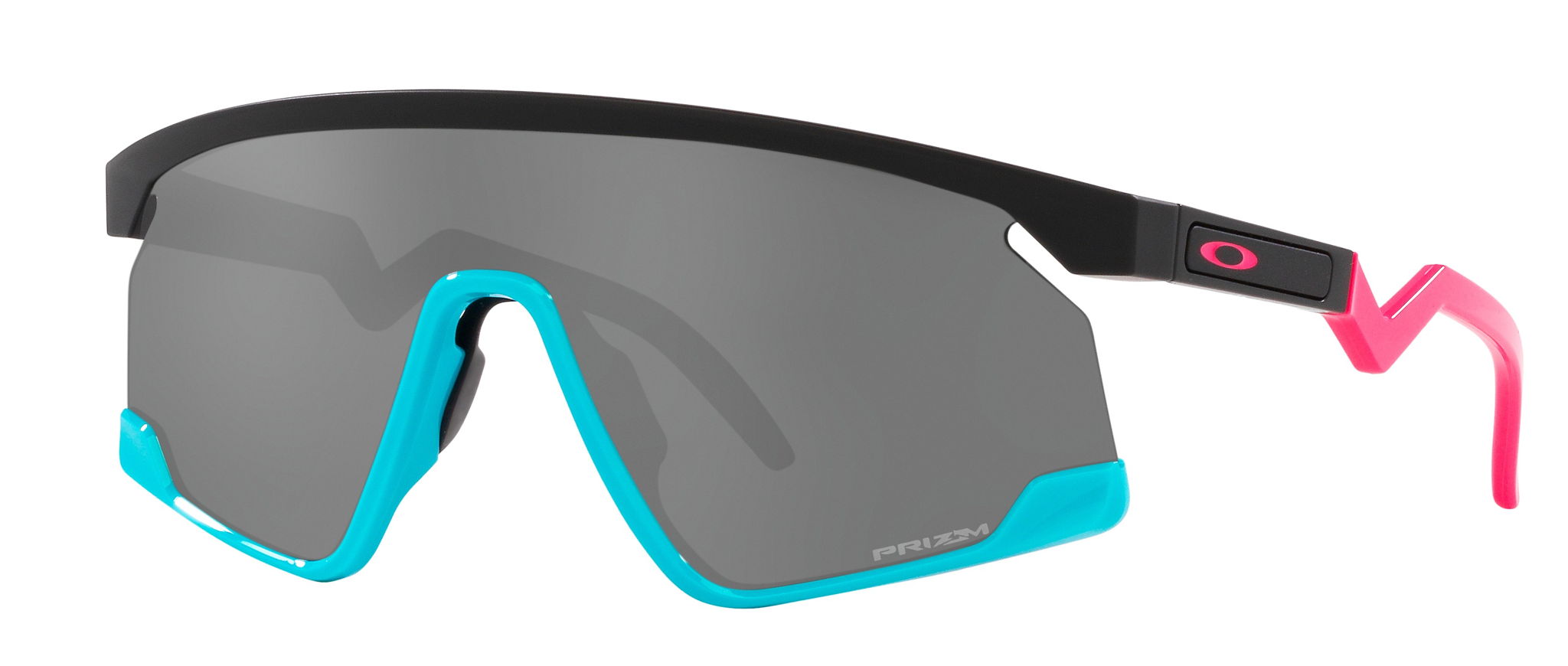 BXTR | Lens: Prizm Road | Frame: White O_matter | Shape: Shield | High  Bridge Fit | Sunglasses