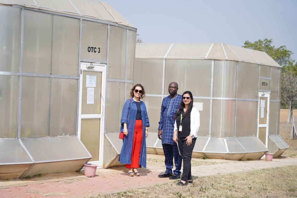 Dr Elouafi at the Center of Excellence on Climate Change for Plant Protection