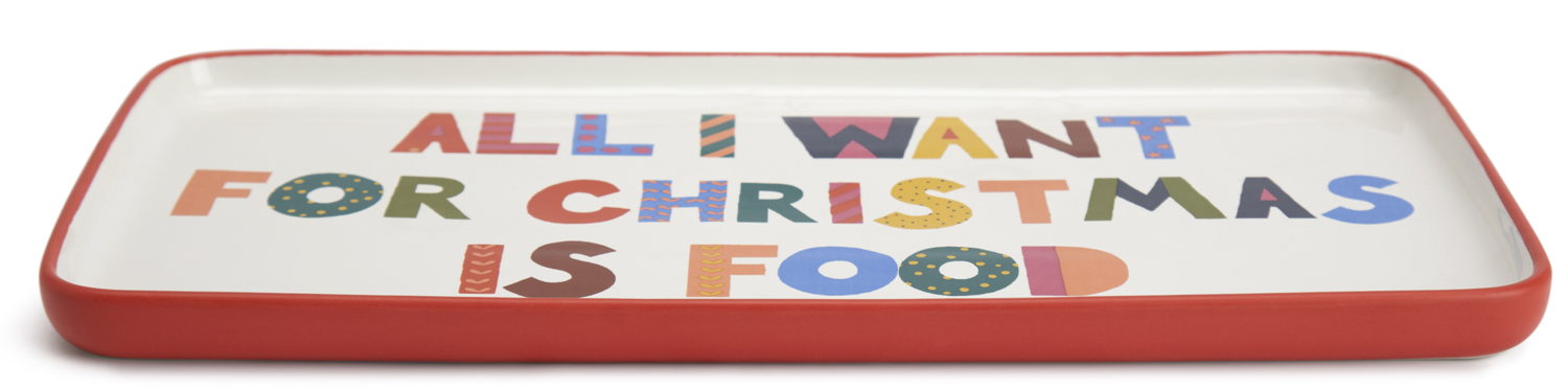Habitat Festive Slogan Serve Platter, £12