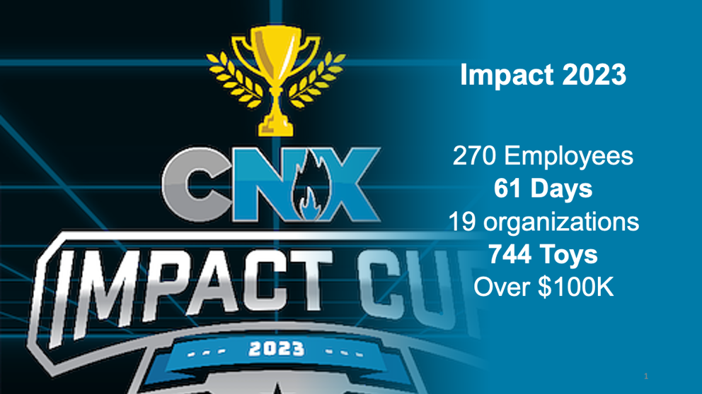 CNX’s Second Annual Season of Giving Expanded Initiatives, Increased Employee Volunteers 