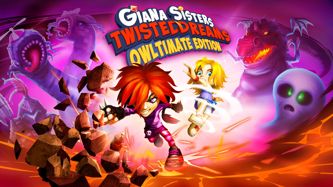 Giana Sisters: Twisted Dreams - Owltimate Edition out now on Nintendo™ Switch