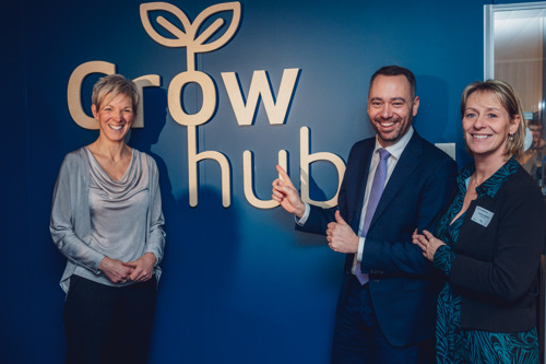 Womanly & Burogest ont inauguré hier soir « Grow Hub », leur nouvel espace de coworking novateur à Namur