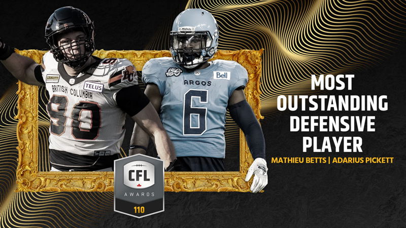 MOP CONTENDERS OLIVEIRA AND KELLY HEADLINE 2023 CFL AWARDS FINALISTS