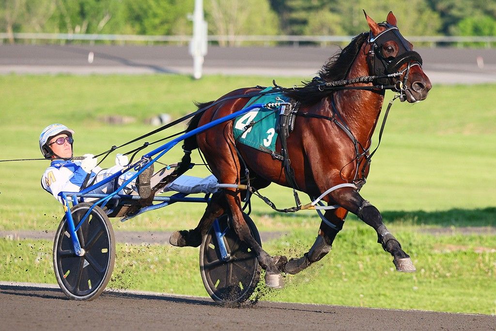 Legendary Hanover winning on May 18. (New Image Media)