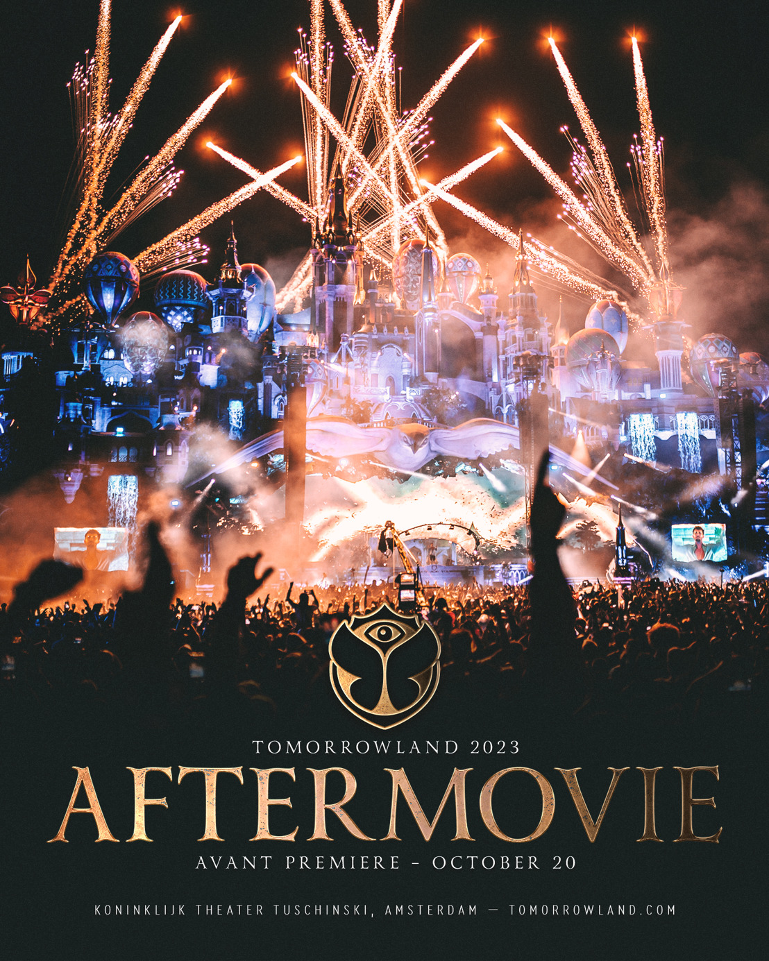 Tomorrowland is holding an exclusive avant premiere 
of the official 2023 aftermovie in Amsterdam