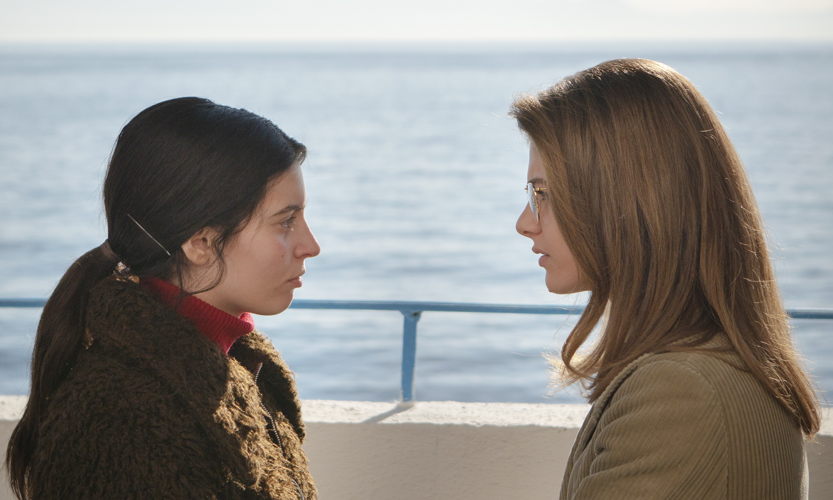 Gaia Girace (Lila Cerullo) en Margherita Mazzucco (Elena Greco)