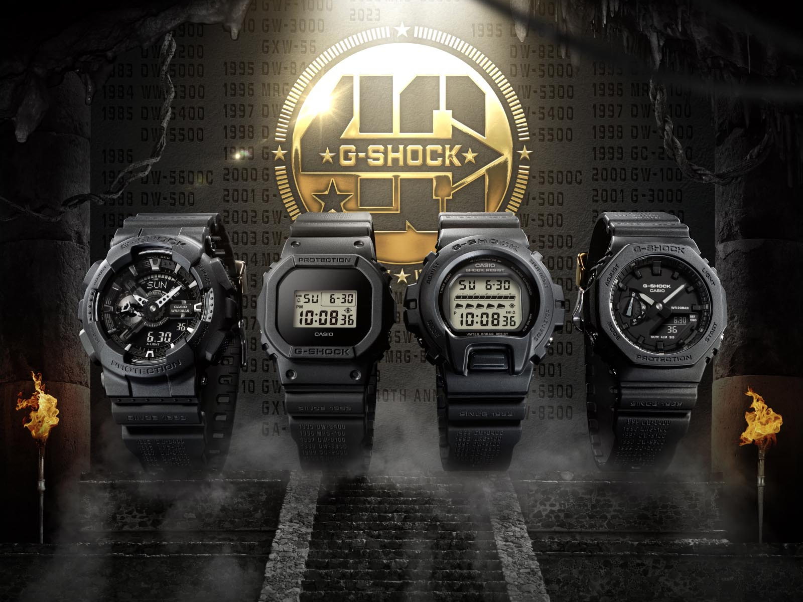 Remasterpiece Collection: festeja 40 años del reloj irrompible con la historia de G-SHOCK impresa alrededor de tu mano 