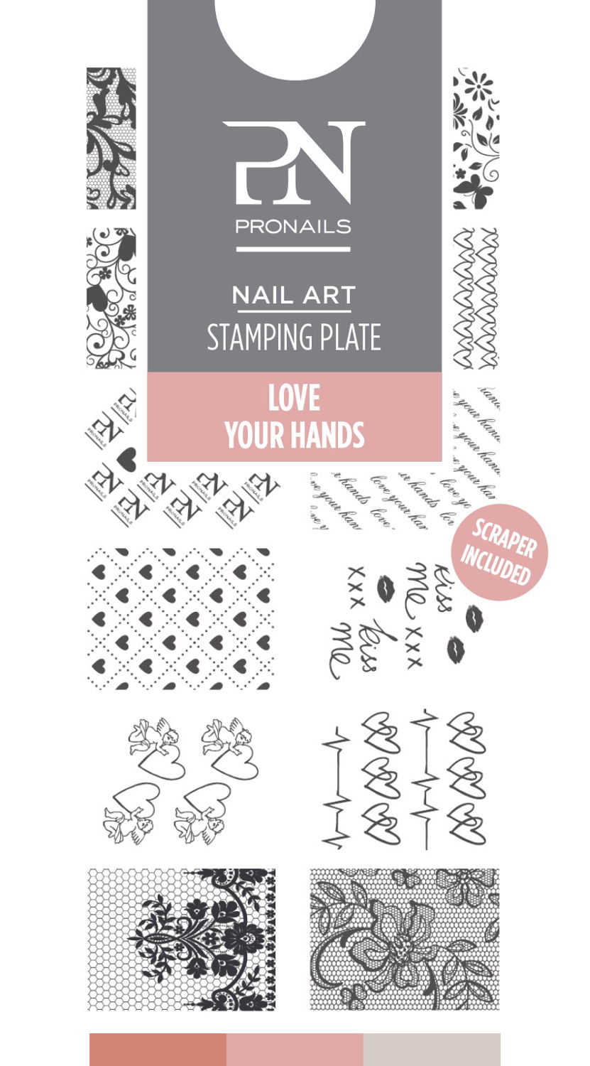 Stamping Plate Love your Hands 14,50 €