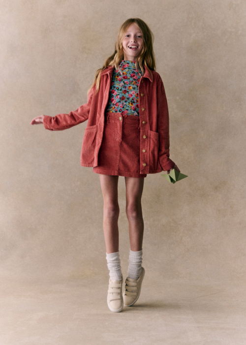 Petit Sézane - Jupe BABETTE Bois de Rose