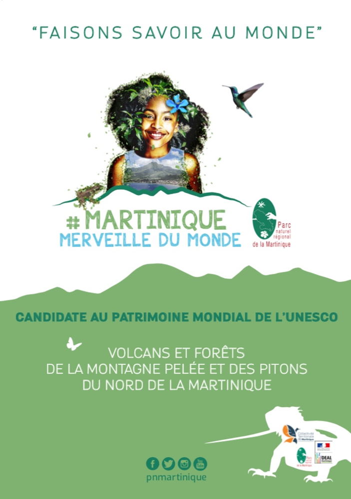 Campagne de sensibilisation de la candidature de la Martinique au patrimoine mondial de l'UNESCO "Faisons Savoir au Monde"