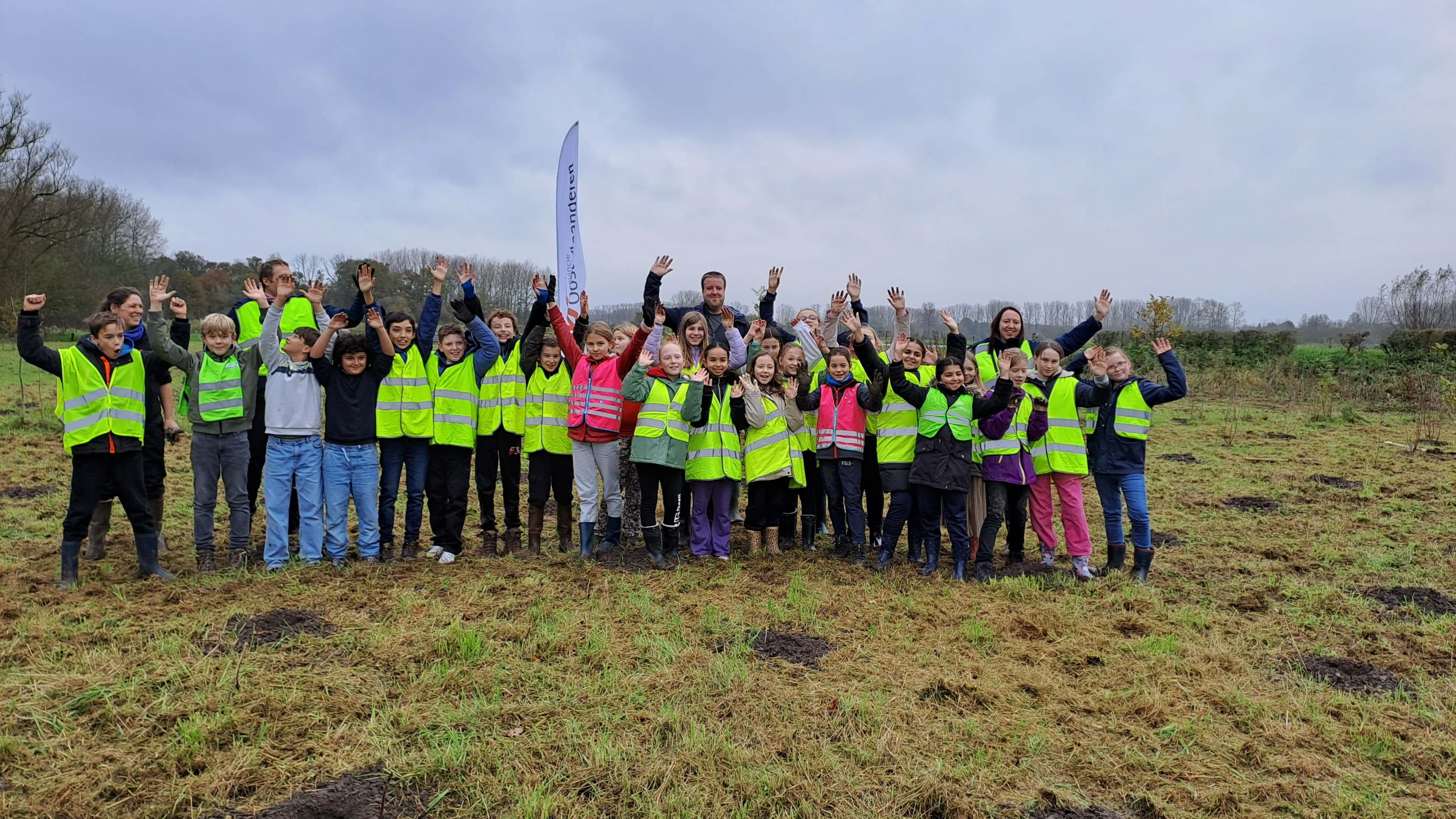 Provincie plant 1.250 bomen en struiken aan in Berlare  