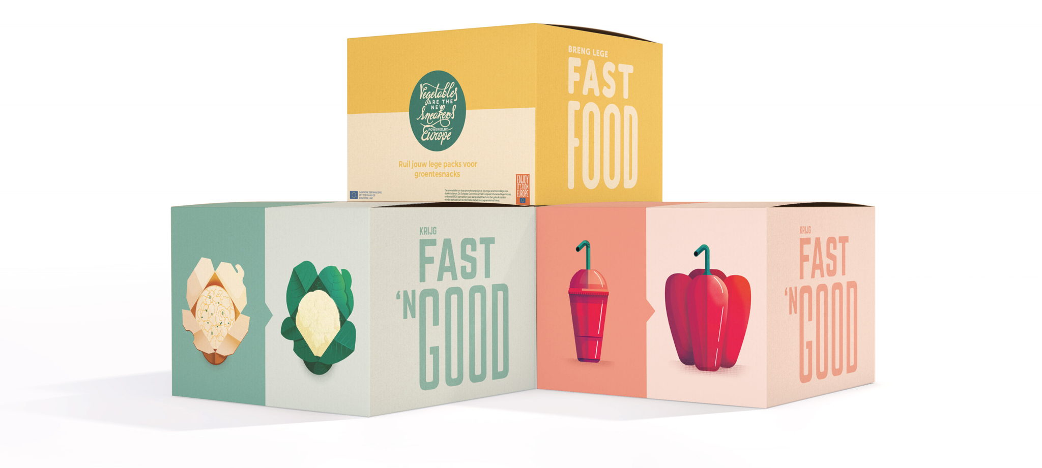 Fast ’n Good: ruil je lege fastfood packs in voor gratis groentesnacks